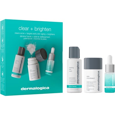 Dermalogica clear + brighten kit 3 pc.