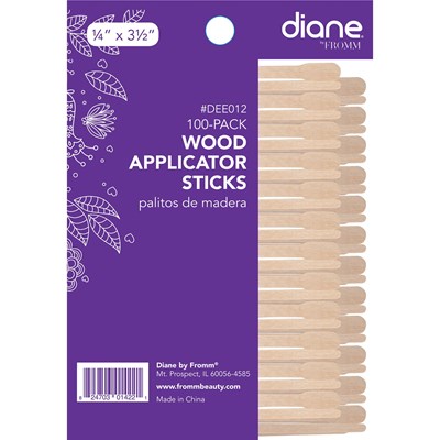 Diane Wooden Applicator Sticks 100pack 5 inch