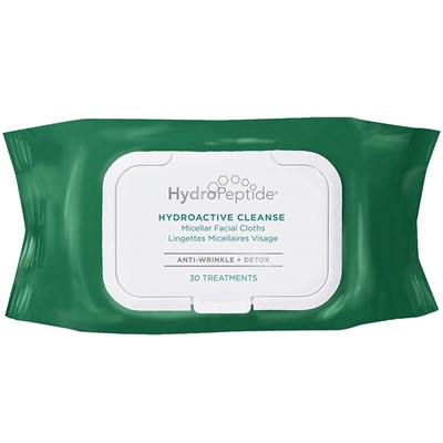 HydroPeptide Hydroactive Cleanse Micellar Facial Cloths 30 pk.